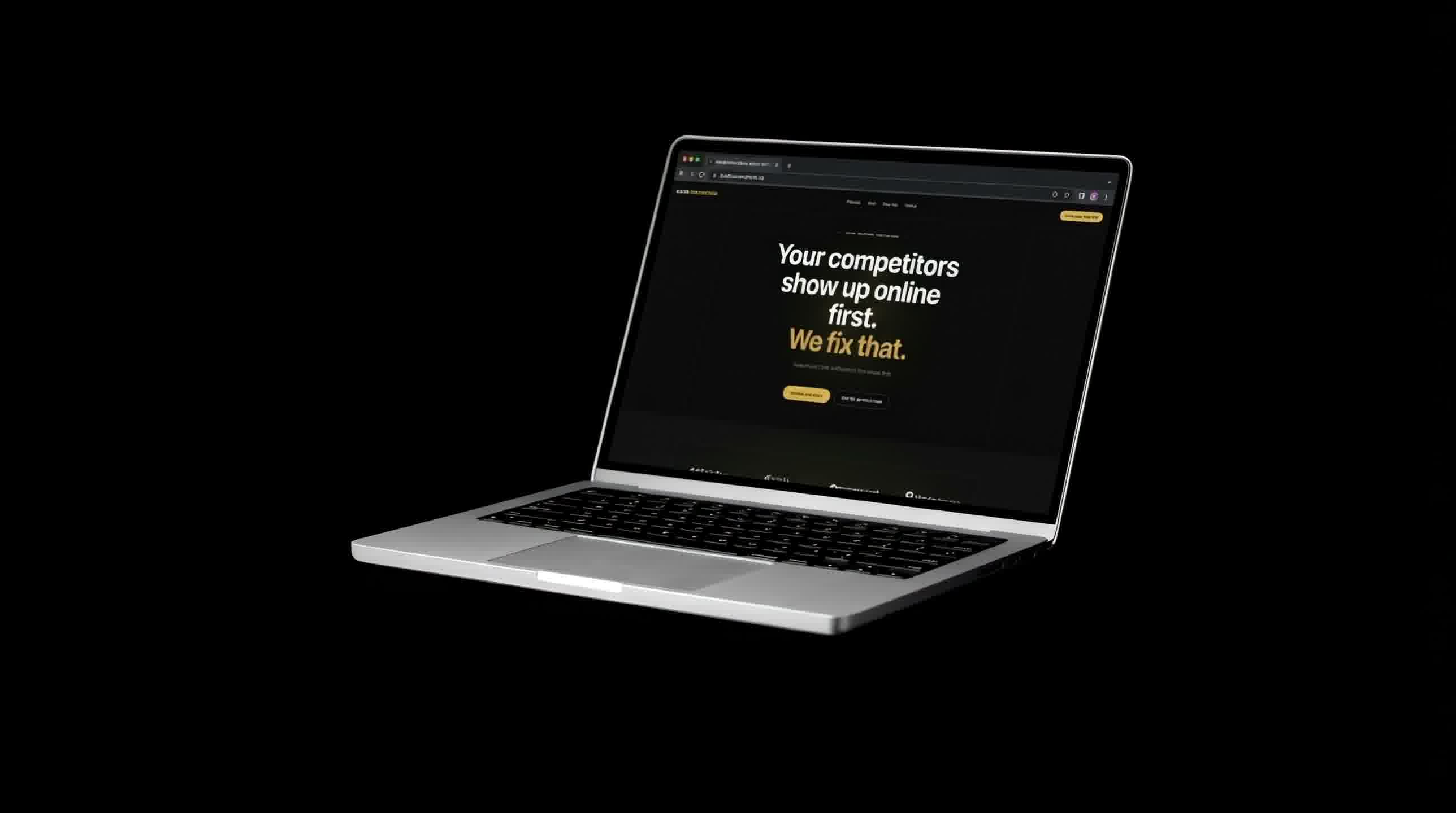 Social Renovations website on MacBook